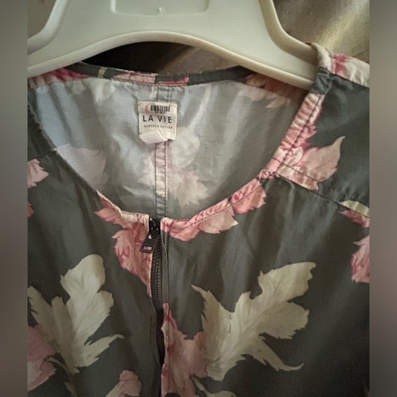 Rebecca Taylor La Vie Floral Jumpsuit SZ Medium Damage - Picture 3 of 11